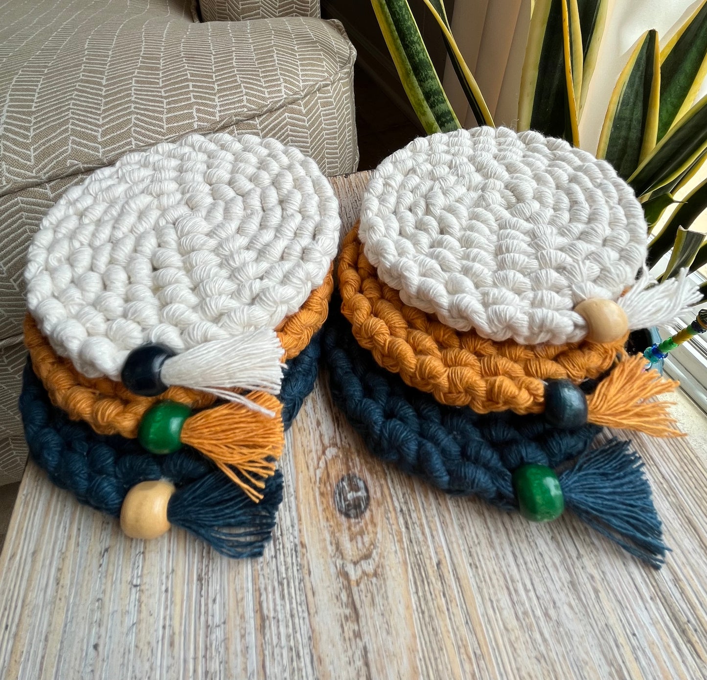 Bead Mug Rug