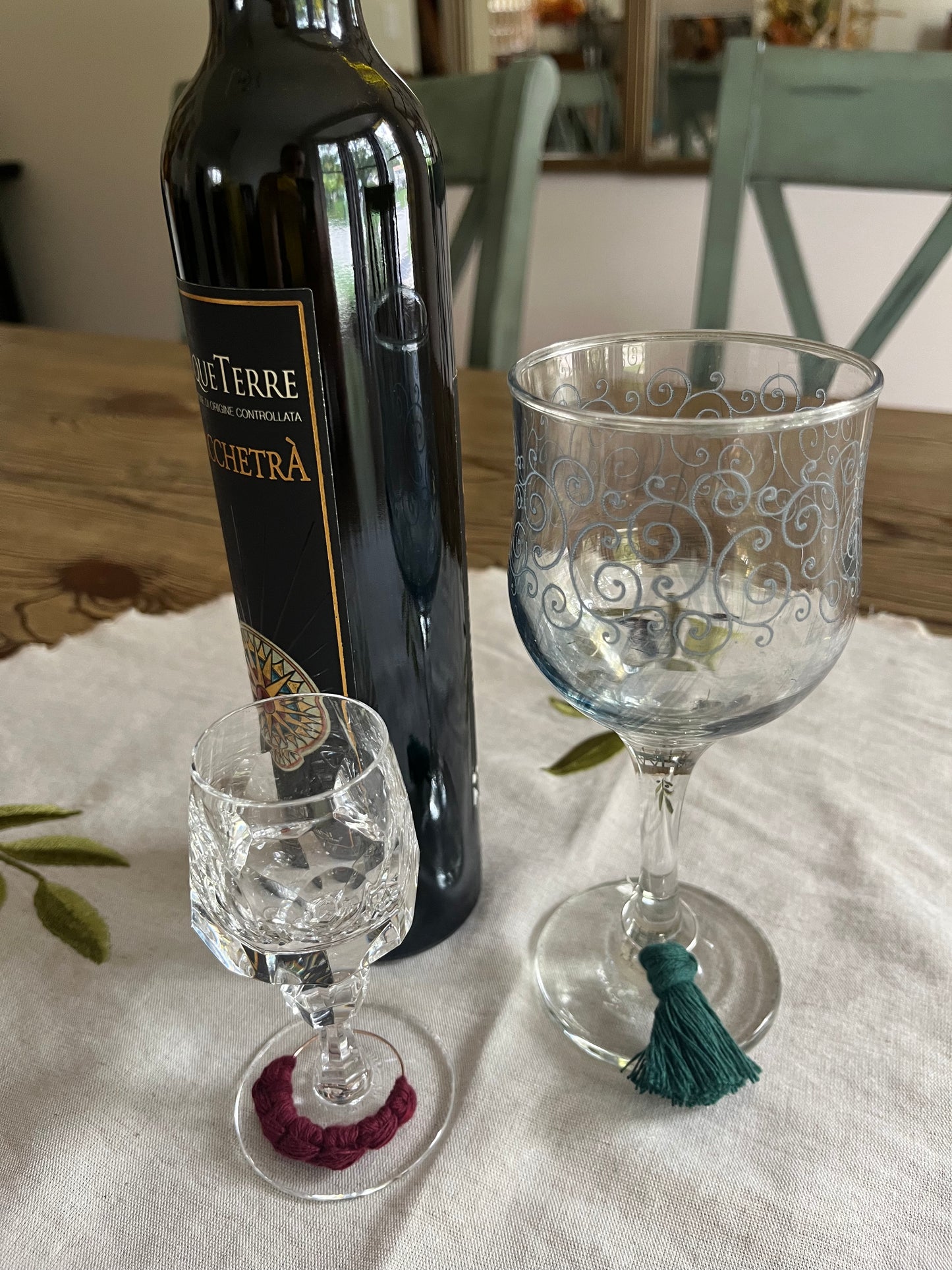 Wine Glass Charms Set