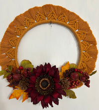 Load image into Gallery viewer, Wine &amp; Sun Wreath
