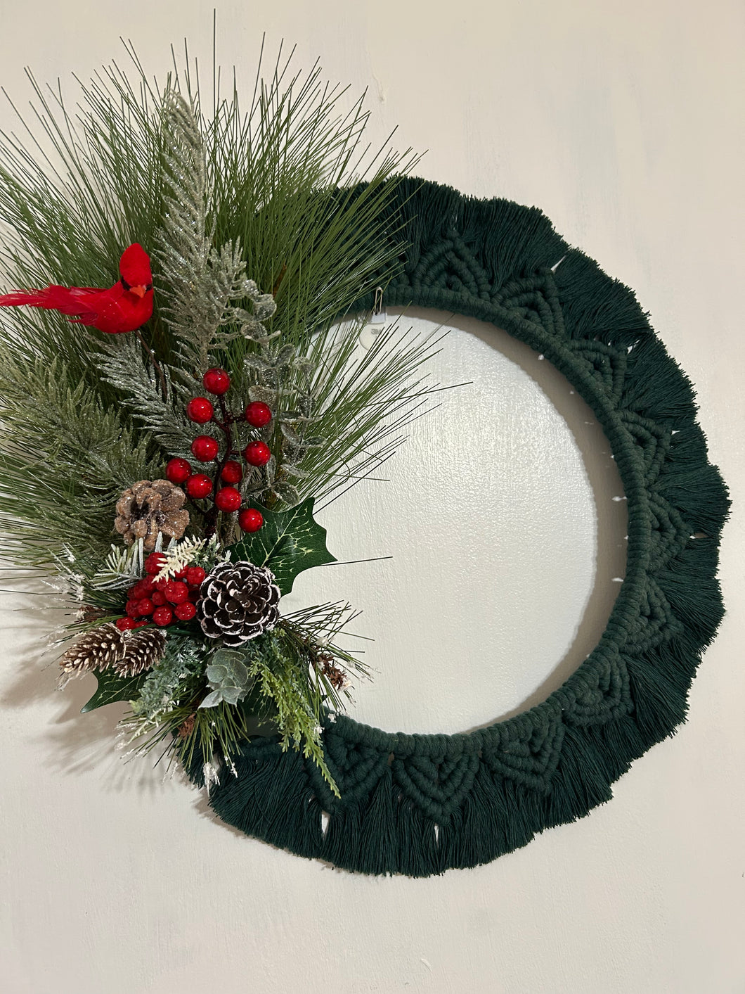 Cardinal Classic Wreath