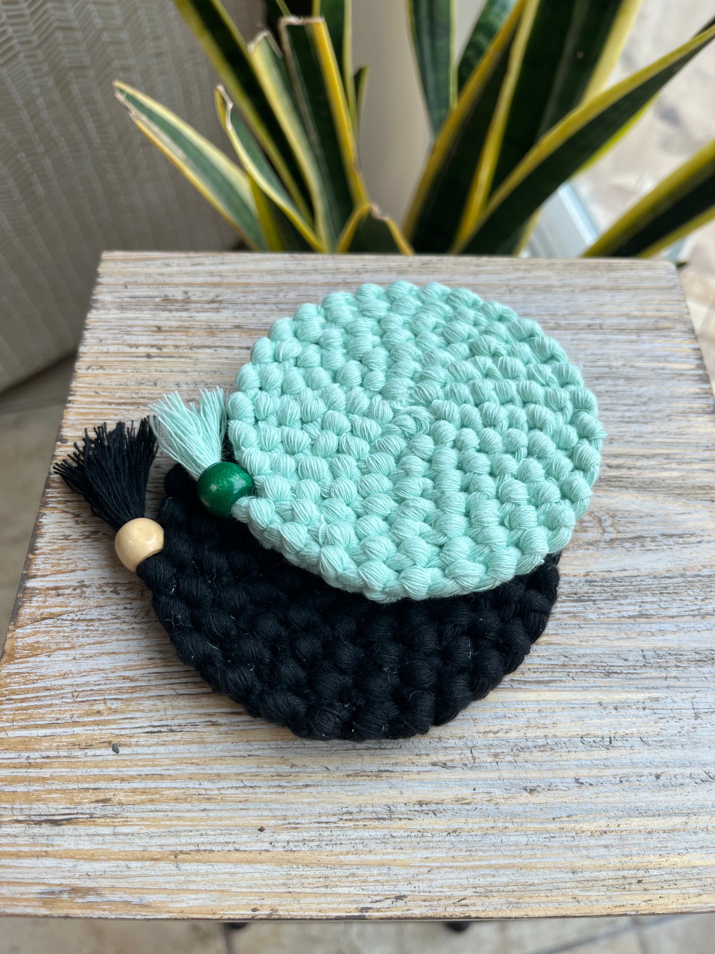 Bead Mug Rug