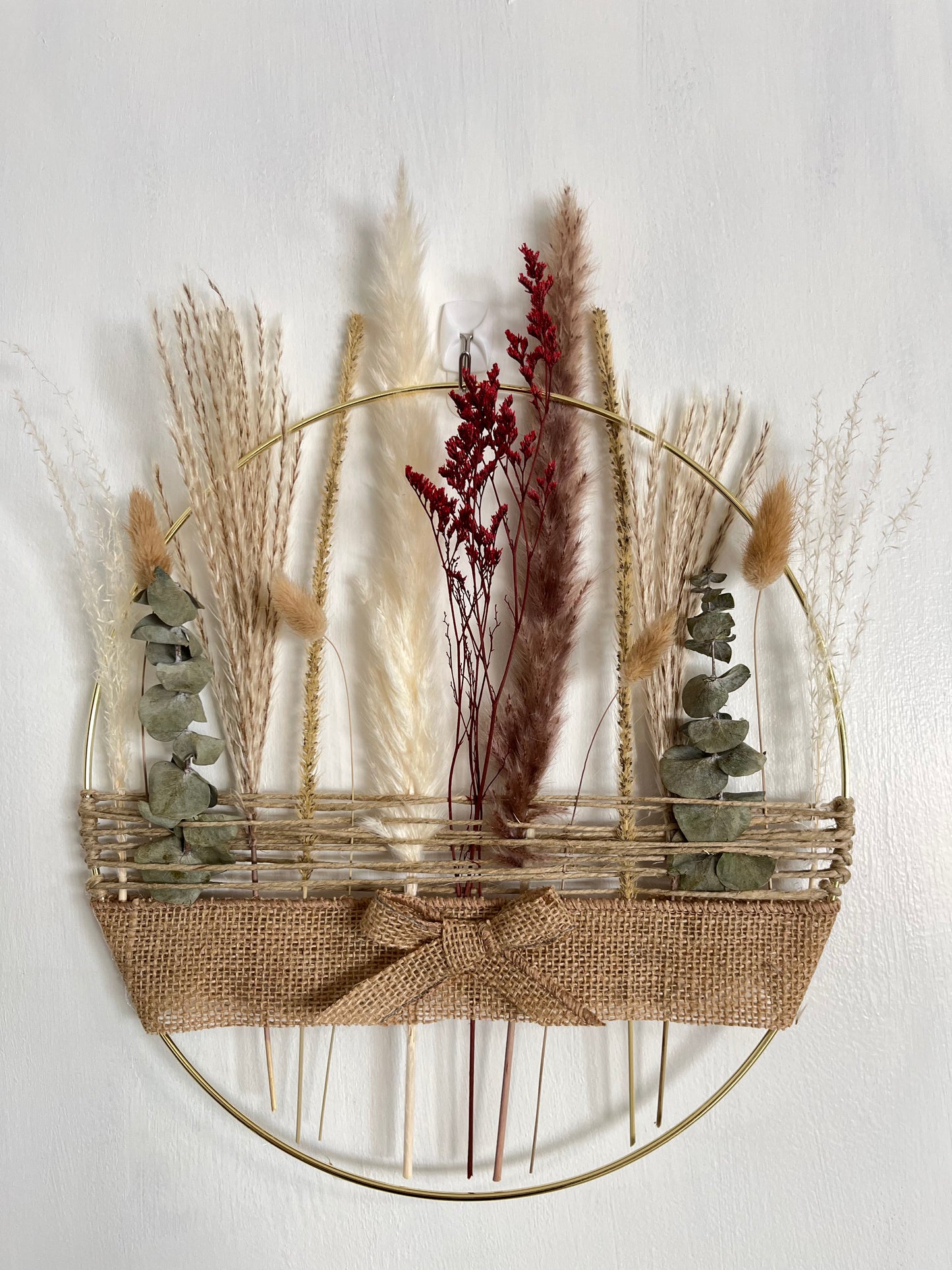 Real Dry Flowers Wall Hanging