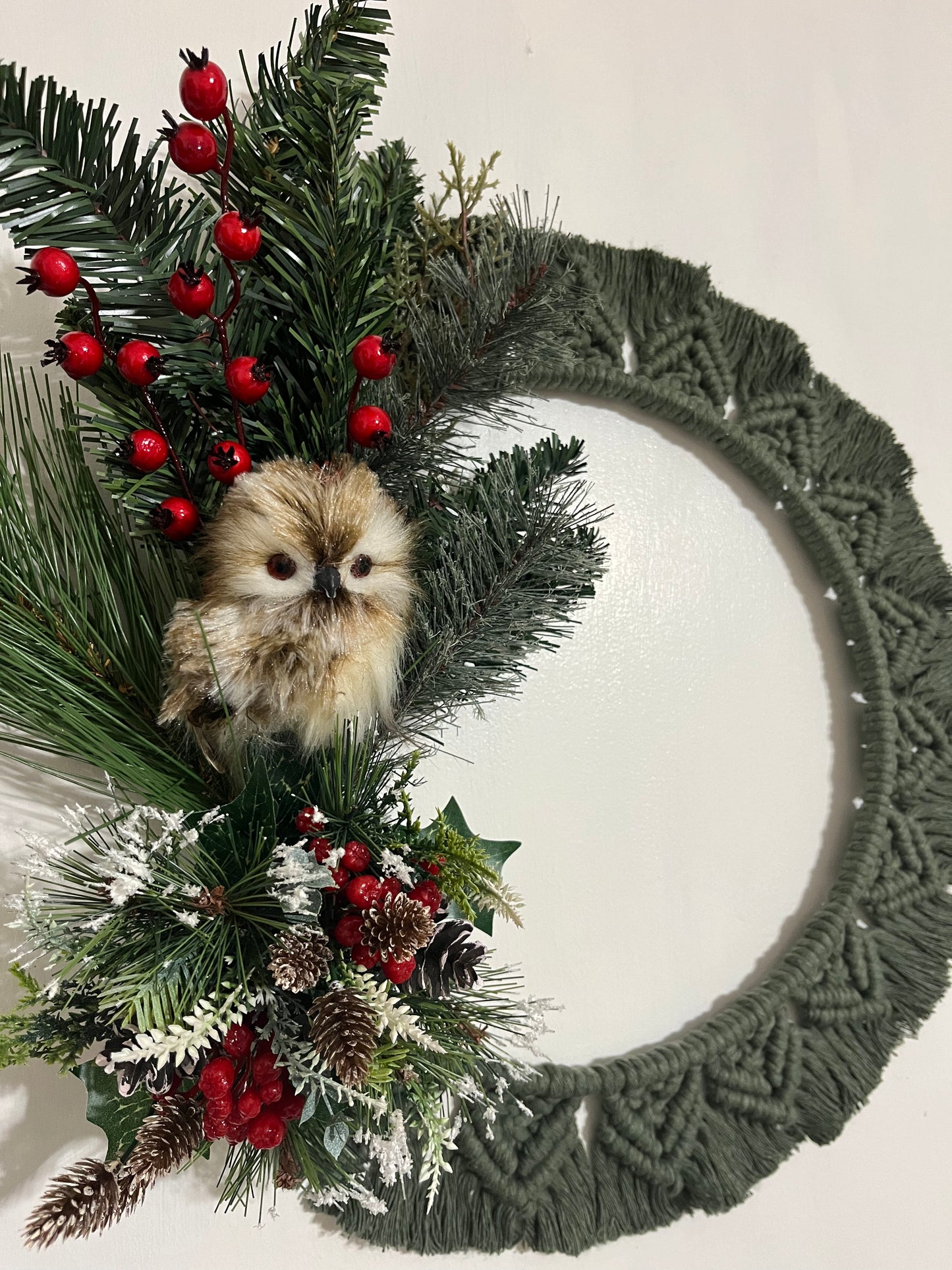 Classic Christmas Owl