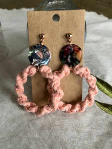 Multi Sherbet Twisted Hoop